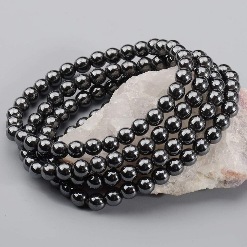 Handmade Yoga Stretch Elastic Bracelet Natural Stone Crystal Healing Power Energ - Picture 4 of 6